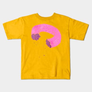 Half eaten pink donut Kids T-Shirt